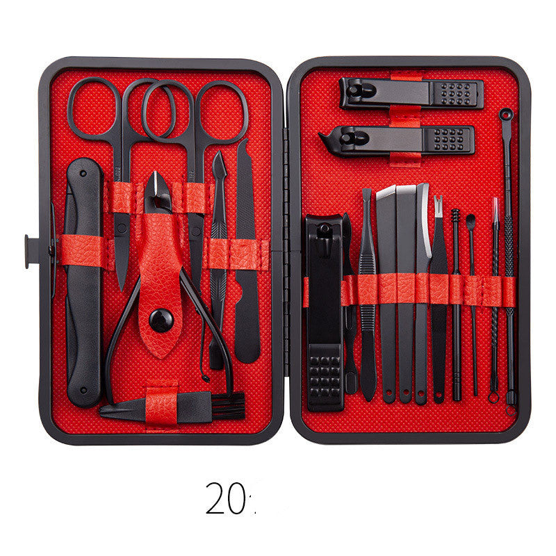 Professional Scissors Nail Clippers Set Ear Spoon Dead Skin Pliers Nail Cutting Pliers Pedicure Knife Nail Groove Trimmers - Ectron Online