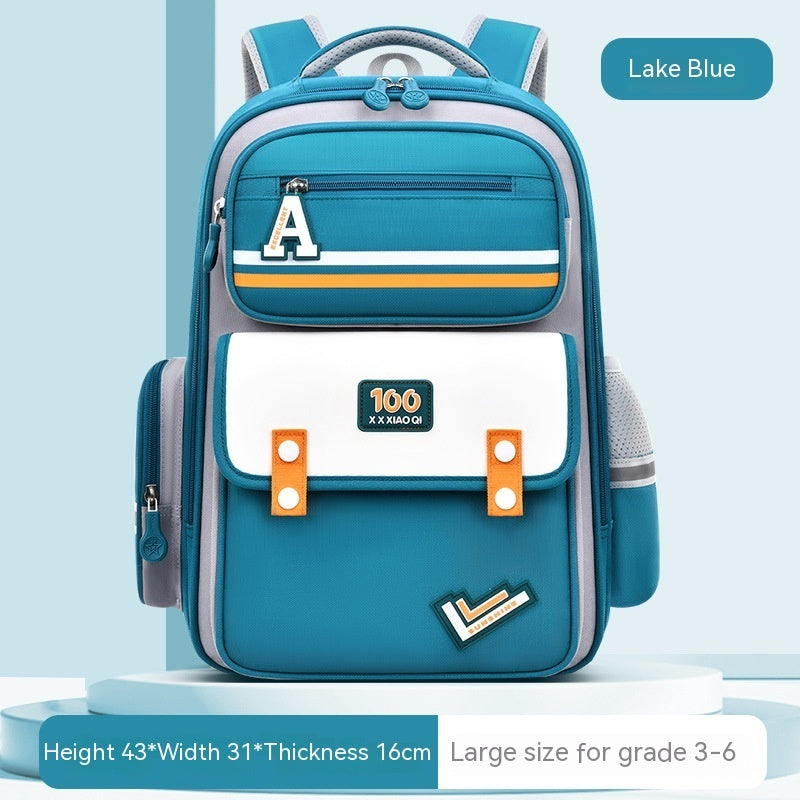 New Student Schoolbag Waist And Spine Protection Burden Reduction Children Backpack