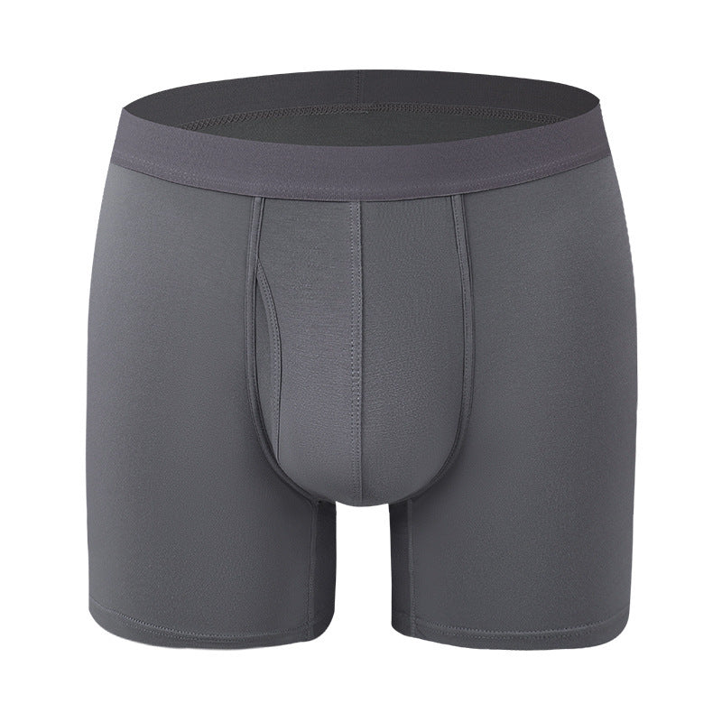 Extended Men's Underwear Bamboo Fiber Sports Breathable Mid Waist