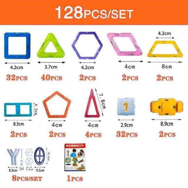 Magnetic Building Blocks DIY Magnets Toys For Kids Designer Construction Set Gifts For Children Toys - Ectron Online