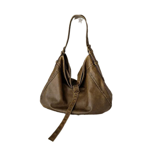 Large Capacity Shoulder Crossbody Bag - Belt Buckle Underarm Tote Casual Large Capacity Shoulder Crossbody | Ectron Online