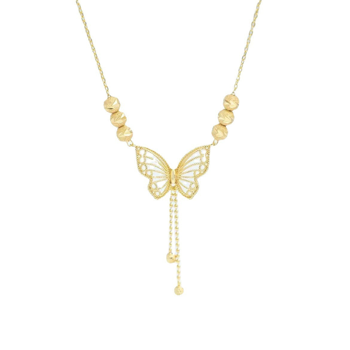 Fairy Butterfly Tassel Necklace Women's Design Fashion