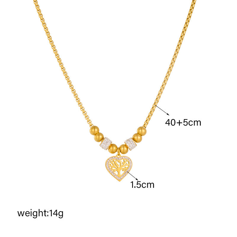 Lucky Tree Love Pendant Personality Simple Necklace