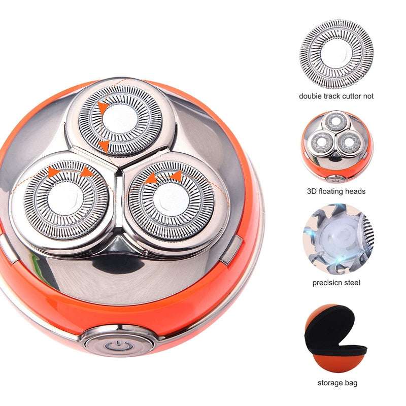 Electric Shavers For Men Wet And Dry Rechargeable Mens Razor Waterproof Electric Razor Portable Face Shaver Cordless Travel USB Charging