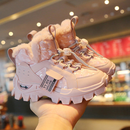 Fashionable And Simple Children's Fur One Thickened Snow Boots Fashionable And Simple Children's Fur On | Ectron Online