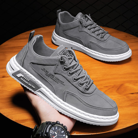 Spring New Breathable Canvas Shoes Men's Trendy All-matching Casual Sports Non-slip Wear-resistant Sneakers