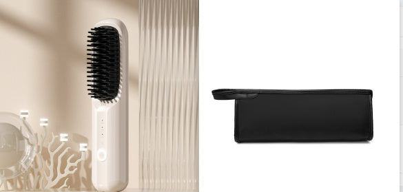 LCD USB Charging Ceramic Heating Electric Portable Straight Comb