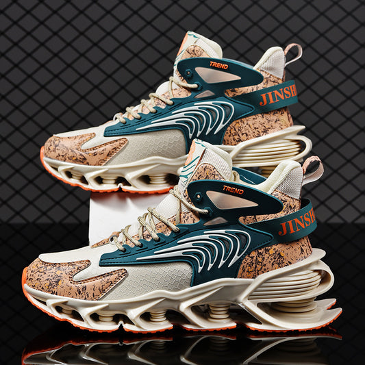 Men's Printed Graffiti Casual Sneakers