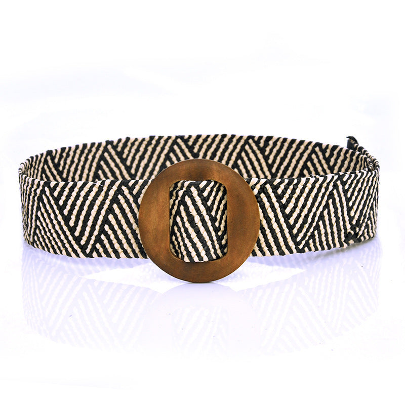 Bohemian Holiday Linen Woven Belt