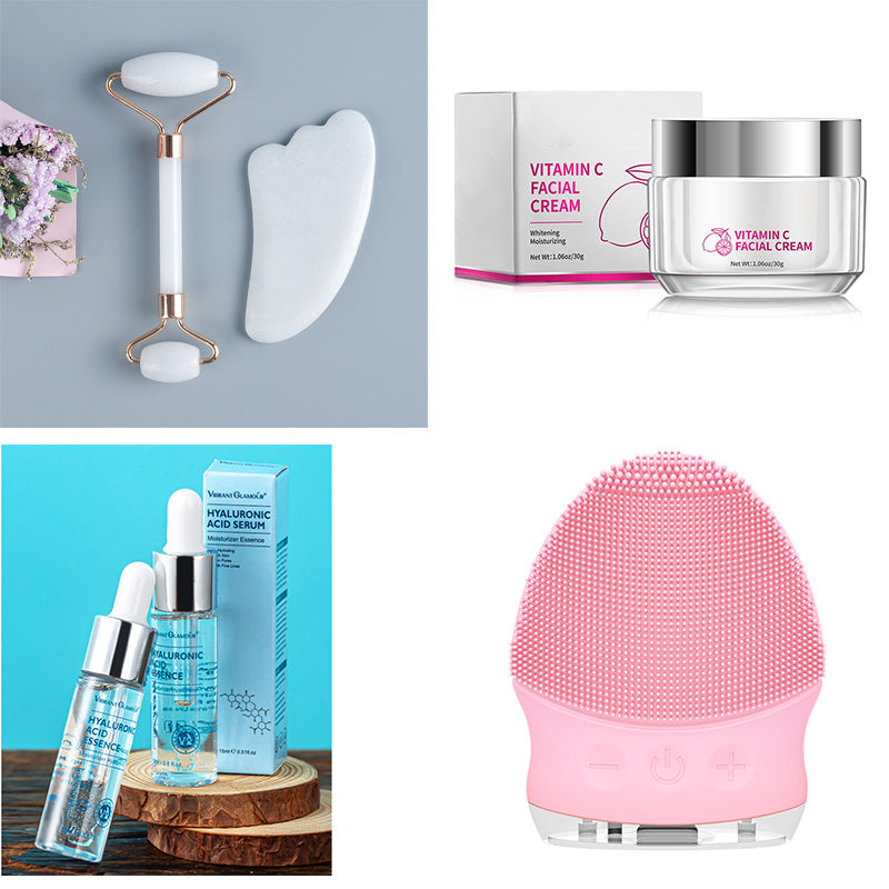 Hyaluronic Acid Face Serum Anti-Aging Shrink Pore Whitening Moisturizing Face Cream Dry Skin Care - Ectron Online