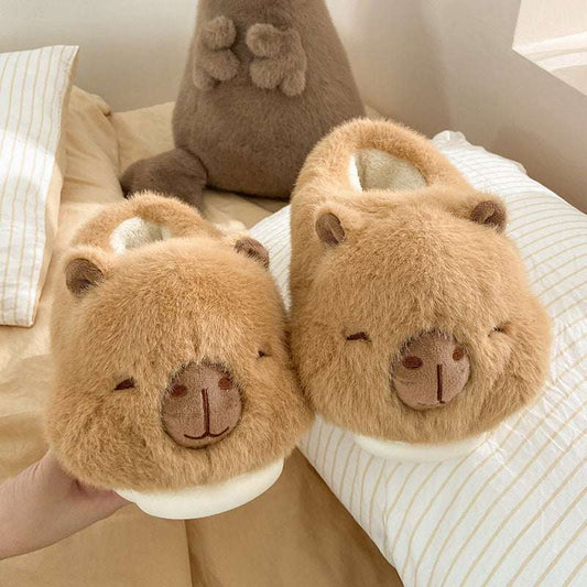 Women's Winter Bag Heel Outer Wear Home Cotton Slippers