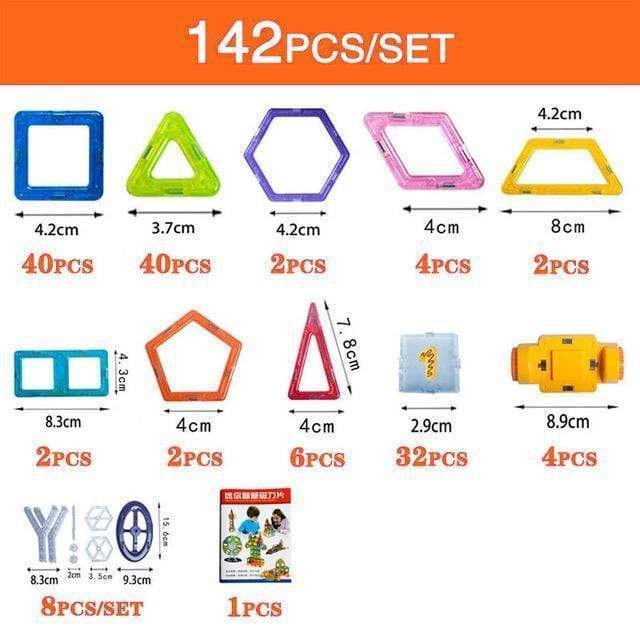 Magnetic Building Blocks DIY Magnets Toys For Kids Designer Construction Set Gifts For Children Toys - Ectron Online