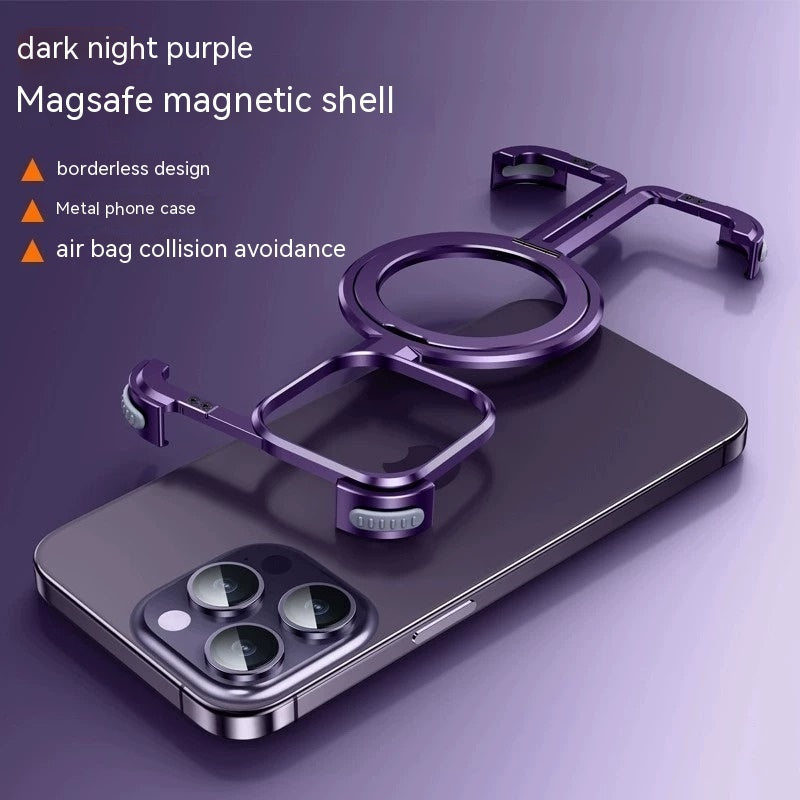 Metal Airbag Anti-fall Shell Phone Case Protective Shock Absorption Aerospace Grade Aluminum Holder Cover - Ectron Online
