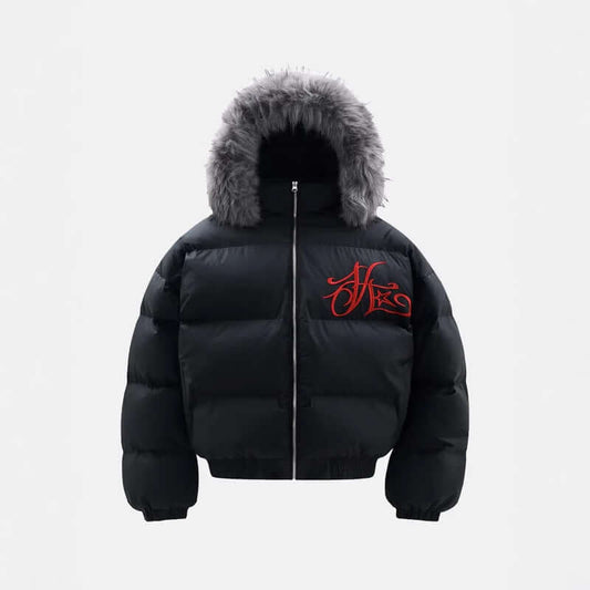 Men's Vintage American Style Zipper Cardigan Padded Jacket