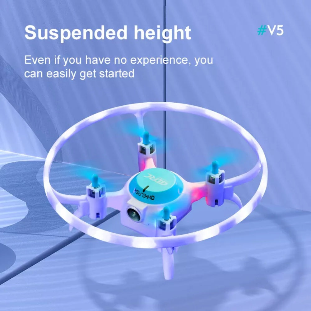 UK 4DRC V5 Kids And Beginners Mini RC Drone RC Quadcopter With 720P HD Wide Angle Camera,Drones Suitable For Children And Beginners,Logistics Is Randomly Sent By Evri,Royal Mail,Amazon Logistics