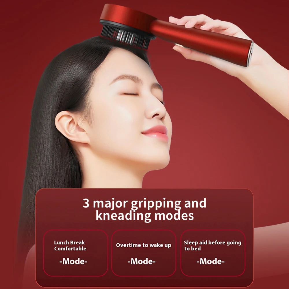 Electric Vibration Massage Comb Portable Hair Follicle Comb Scalp Oil Liquid Applicator Head Massager Hair Growth Anti Loss Care - Ectron Online