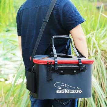 EVA Portable Fishing Bag Folding Thicken Live Fishing Box Tank Bucket Camping Fishing Tackle Fishbox Storage Bag - Ectron Online