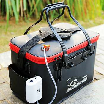 EVA Portable Fishing Bag Folding Thicken Live Fishing Box Tank Bucket Camping Fishing Tackle Fishbox Storage Bag - Ectron Online