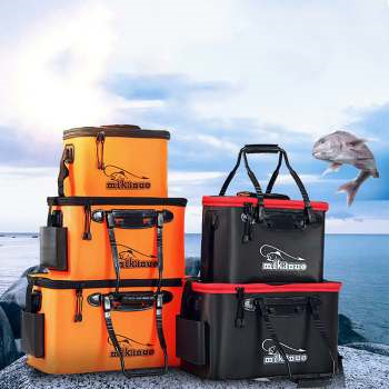 EVA Portable Fishing Bag Folding Thicken Live Fishing Box Tank Bucket Camping Fishing Tackle Fishbox Storage Bag - Ectron Online