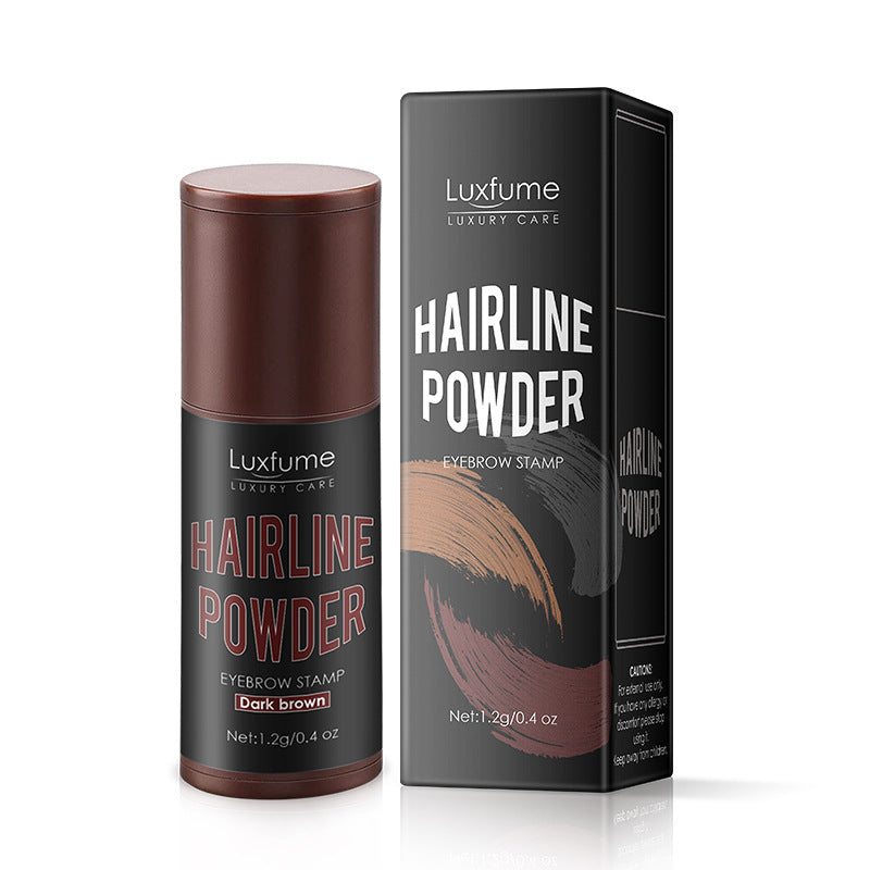 Luxfume Hairline Powder with packaging on a white background