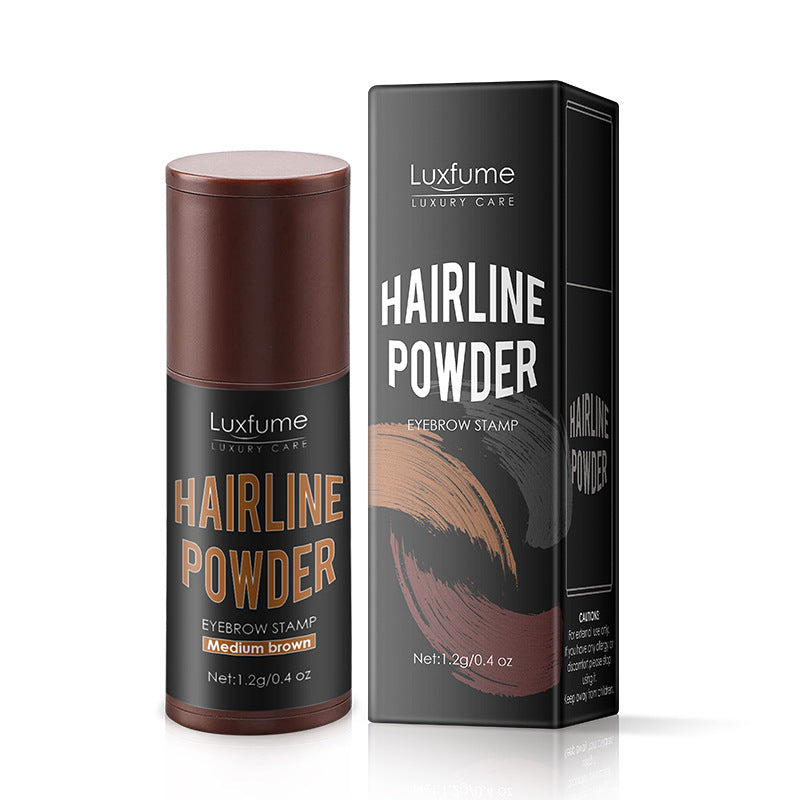 Luxfume Hairline Powder with packaging on a white background