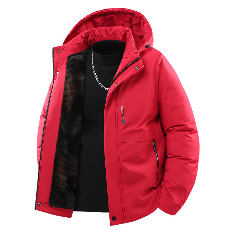 Men's Graphene Thickened Cotton-Padded Coat