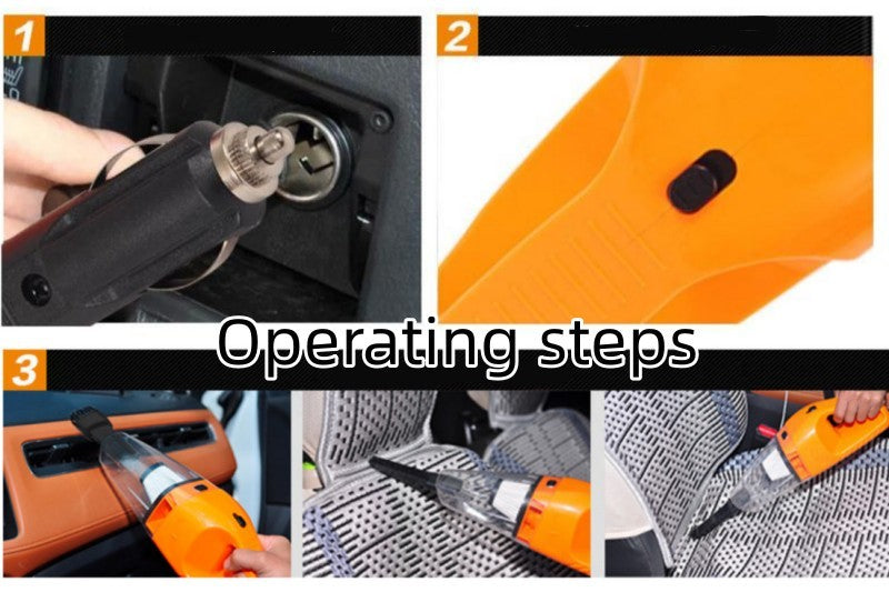 Powerful Cordless Car Vacuum Cleaner - Portable Handheld Vac