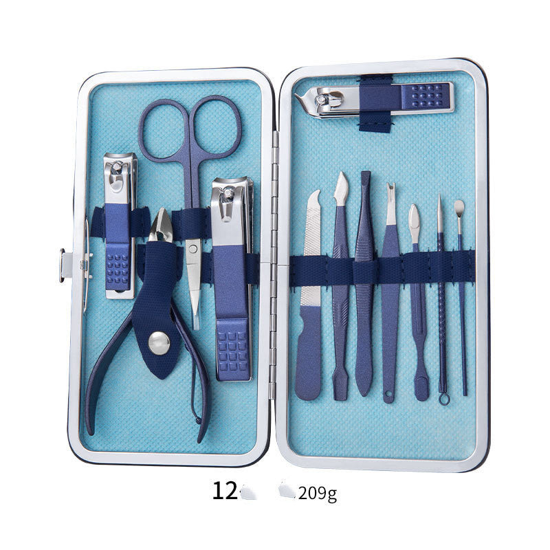 Professional Scissors Nail Clippers Set Ear Spoon Dead Skin Pliers Nail Cutting Pliers Pedicure Knife Nail Groove Trimmers - Ectron Online