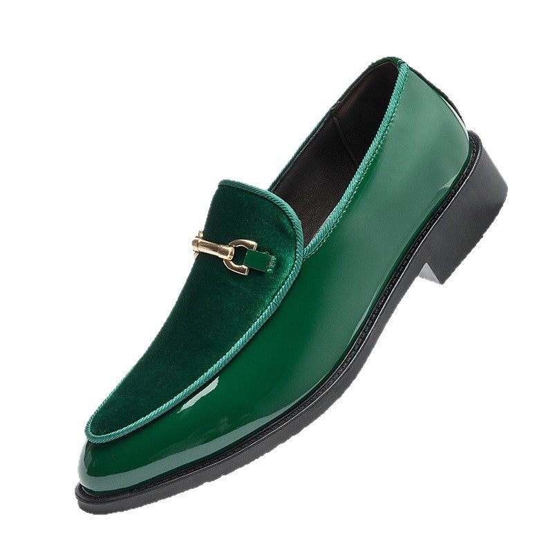 Patent Leather Shiny Shoes Lightweight Trendy Versatile Casual