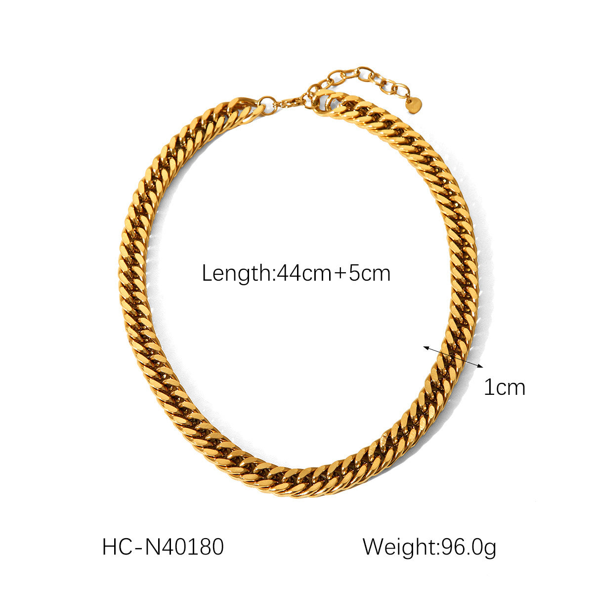 Fashion 18K Gold Plated Handmade Chain Ball Bead Chain