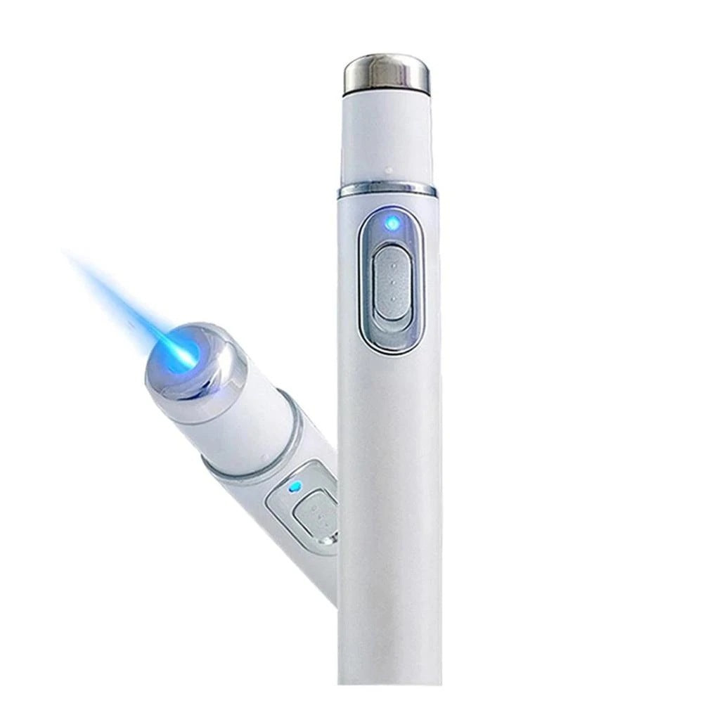 Blue Light Therapy Acne Laser Pen Soft Scar Wrinkle Removal Treatment Device Skin Care Beauty Equipment - Ectron Online