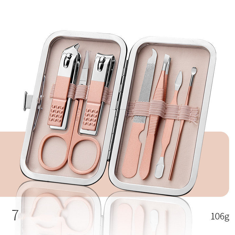 Professional Scissors Nail Clippers Set Ear Spoon Dead Skin Pliers Nail Cutting Pliers Pedicure Knife Nail Groove Trimmers - Ectron Online