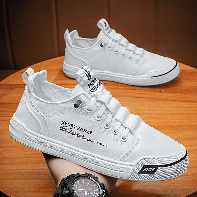 Men’s Canvas Breathable Sneakers – Sports & Leisure Cloth Shoes Men's Canvas Shoes Breathable Sneakers S | Ectron Online