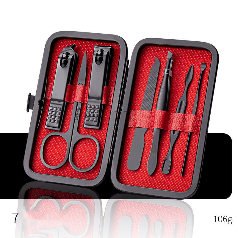 Professional Scissors Nail Clippers Set Ear Spoon Dead Skin Pliers Nail Cutting Pliers Pedicure Knife Nail Groove Trimmers - Ectron Online