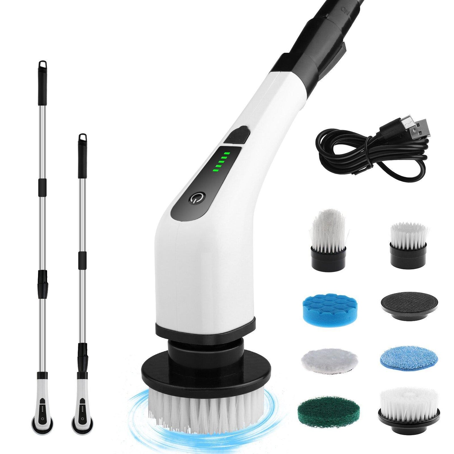 Electric Cleaning Brush & Spin Scrubber for Home