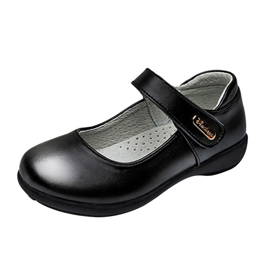 Leather Princess Shoes for Spring & Autumn Girls Leather Shoes Leather Princess Spr | Ectron Online