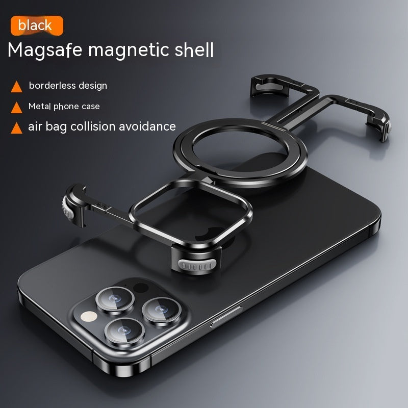 Metal Airbag Anti-fall Shell Phone Case Protective Shock Absorption Aerospace Grade Aluminum Holder Cover - Ectron Online