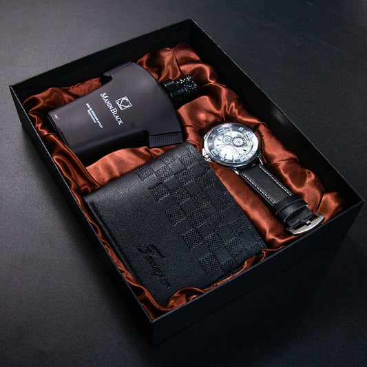 Quartz Watch | Leather Wallet and Perfume Men's Watches | Ectron Online