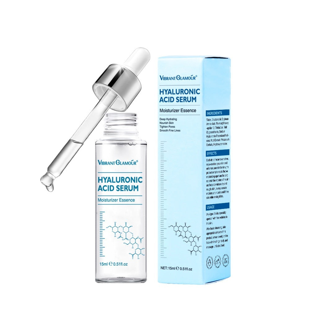 Hyaluronic Acid Face Serum Anti-Aging Shrink Pore Whitening Moisturizing Face Cream Dry Skin Care - Ectron Online