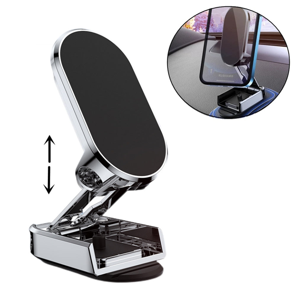 Rotate Metal Magnetic Car Phone Holder Foldable Universal Mobile Phone Stand Air Vent Magnet Mount GPS Support - Ectron Online