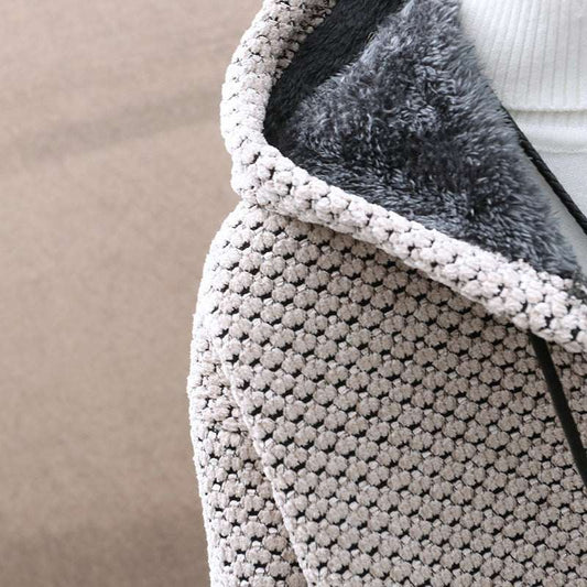 Men's Slim Fit Zipper Hoodie Sweater Hooded Sweater Men's Zipper Sweater Slim | Ectron Online