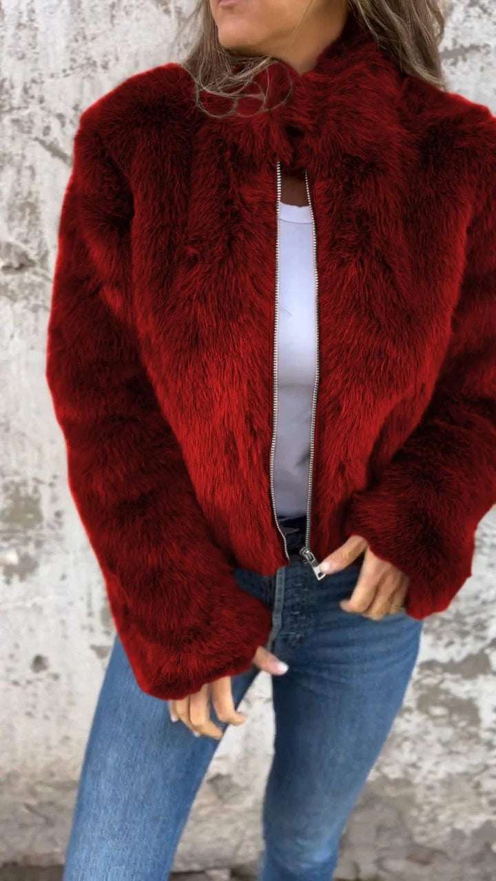 Fashion Stand Collar Plush Jacket Fashion Stand Collar Plush Jacket Winter | Ectron Online