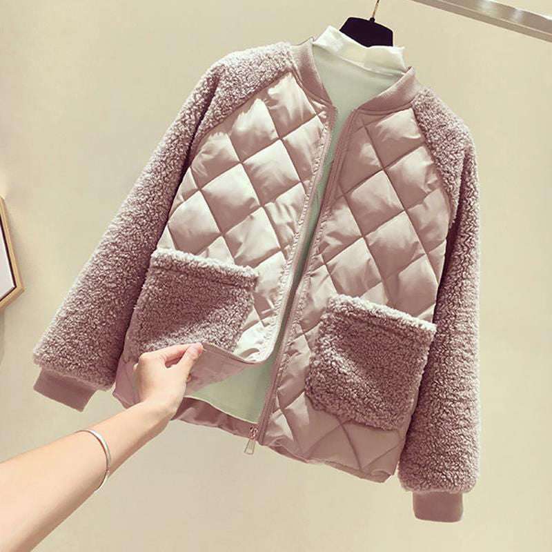 Women's Thickening Short Stitching Cotton-padded Jacket