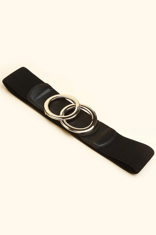 Zinc Alloy Buckle Elastic PU Belt Belt | Ectron Online
