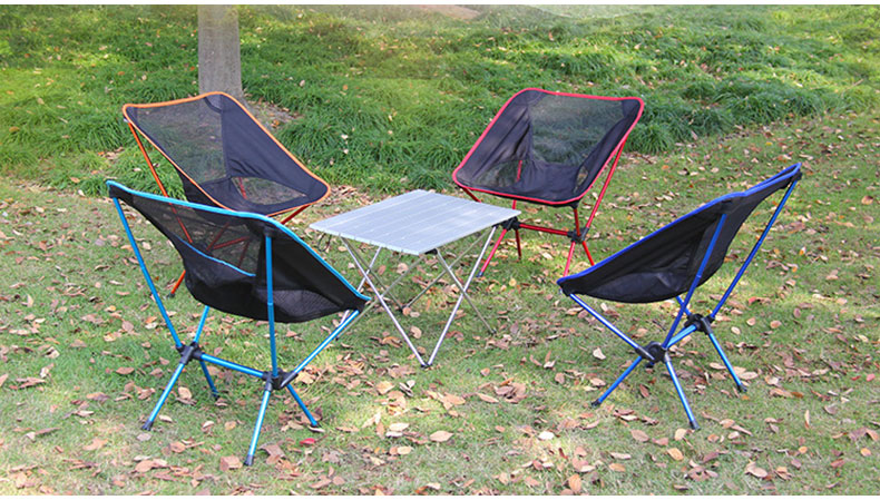 Travel Ultralight Folding Chair Superhard High Load Outdoor Camping Chair Portable Beach Hiking Picnic Seat Fishing Tools Chair - Ectron Online