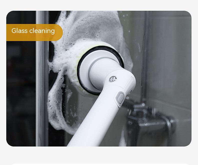 Electric Scrubber Cleaning Wall Long Handle Elbow Telescopic Multifunction Cleaning Brush - Ectron Online