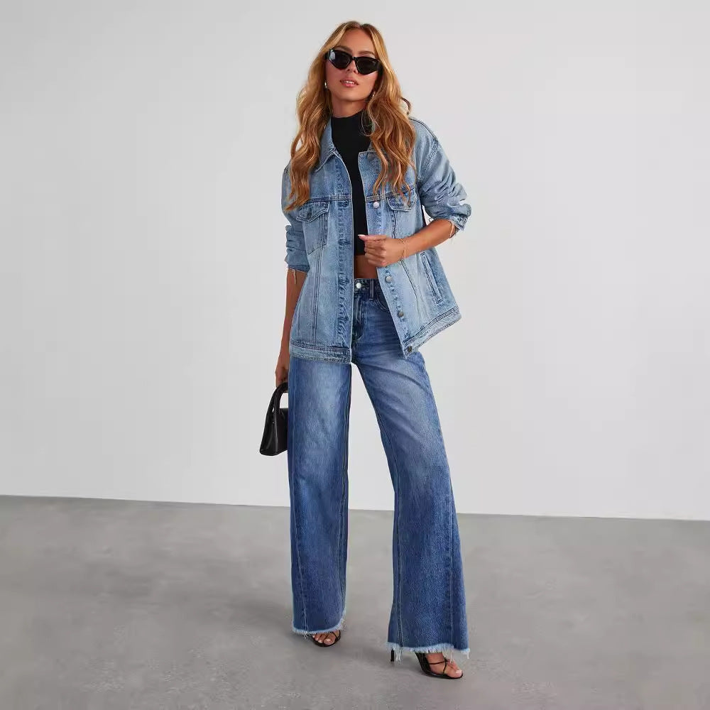 high waisted jeans with small back pockets