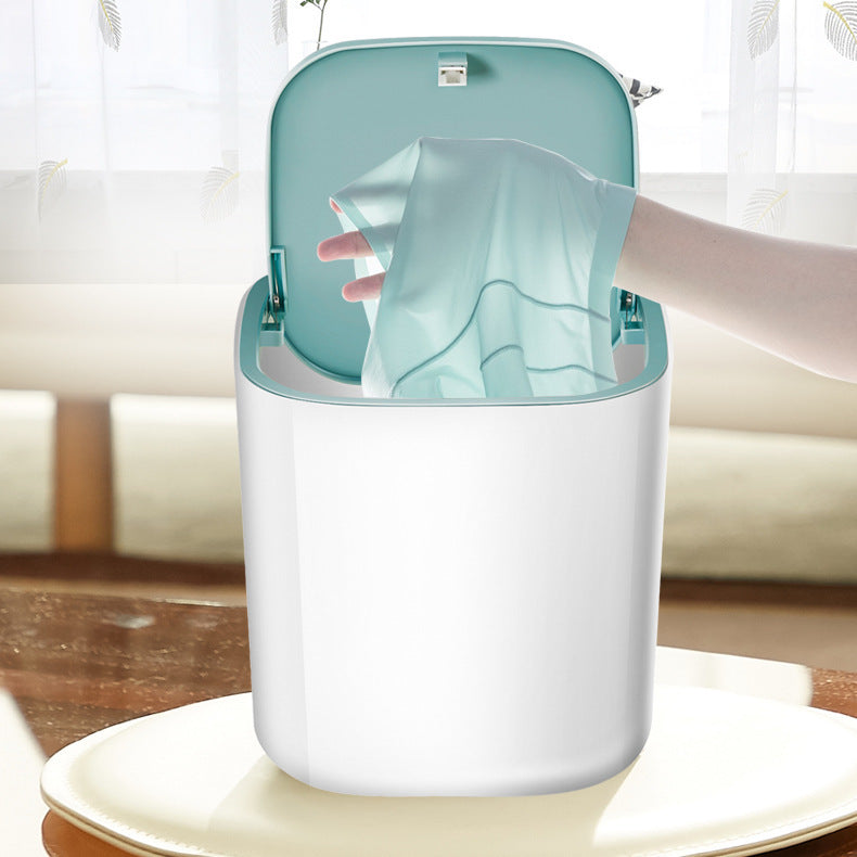 Household Small Laundry Bucket Mini Turbo Table Washing Machine Student Dormitory Underwear Socks Washer - Ectron Online