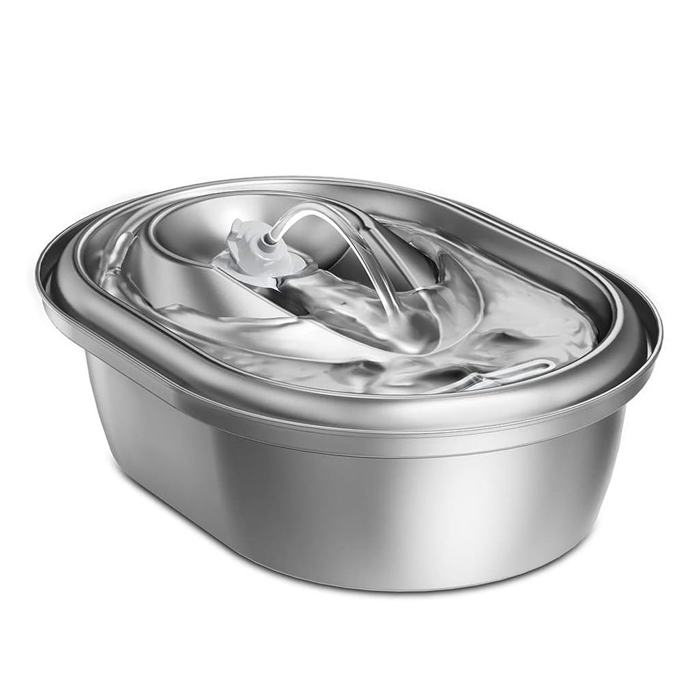 Stainless steel pet water dispenser, English neutral cat water dispenser, dog water dispenser - Ectron Online