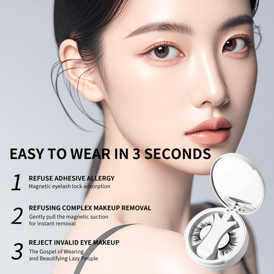 how to apply magnetic false eyelashes